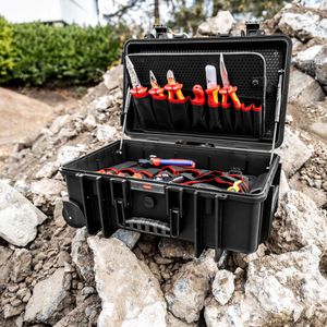Produktbild für Werkzeugkoffer Knipex Robust26 Sanitär, 00 21 33 S