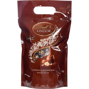 Pralinen Lindt Lindor, Haselnuss, 78 Stück