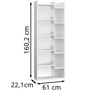 Produktbild für Bücherregal Vicco Fico, weiß