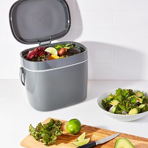 Produktbild für Mülleimer OXO Good Grips, Komposteimer, grau