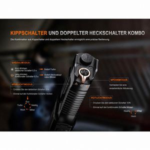 Produktbild für Taschenlampe Fenix TK28R, LED, aufladbar