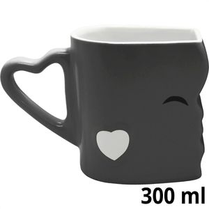 Produktbild für Kaffeetassen Miamio Küssende Tassen, 300ml