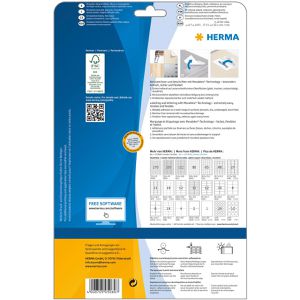 Produktbild für Universaletiketten Herma 5080, weiß