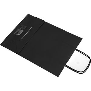 Produktbild für Papiertüten Mailmedia schwarz