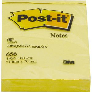 Haftnotizen Post-it Notes, 656, gelb