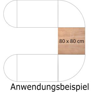 Produktbild für Tischplatte Hammerbacher KP08