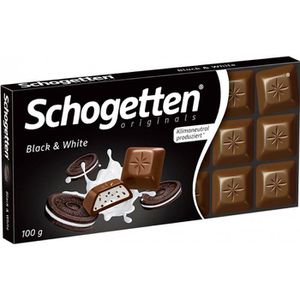 Tafelschokolade Schogetten Black & White
