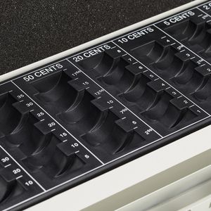 Produktbild für Geldkassette Relaxdays 10030697, Zylinderschloss