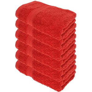 Handtuch Julie-Julsen Bio, bordeaux, 50 x 100 cm