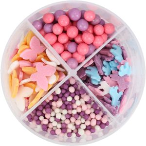 Produktbild für Zuckerstreusel Decocino Unicorn-Mix, im 4 Kammer-Streuer