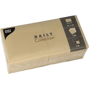 Servietten Papstar 89609, Daily Collection, sand