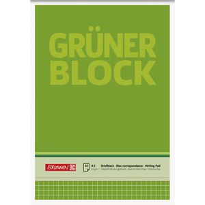 Produktbild für Briefblock Brunnen 1052438, Grüner Block, A5