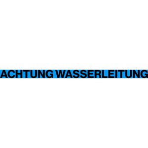 Produktbild für Trassenwarnband Kelmaplast Achtung Wasserleitung