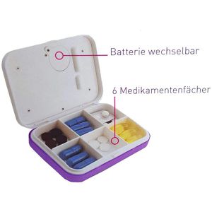 Produktbild für Tablettenbox Scala Vergiss Nix 6, 1 Tag