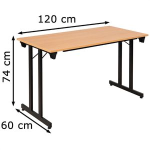 Produktbild für Klapptisch Sodematub TPMU126HN, aus Holz