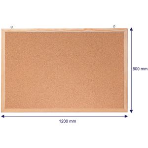 Produktbild für Pinnwand Franken CC-KT8012E, braun