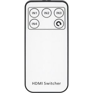 Produktbild für HDMI-Switch Goobay 4-Port Verteiler 58489, 4K UHD bei 60 Hz