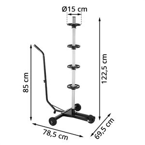 Produktbild für Felgenbaum Monzana 108851, aus Metall, fahrbar