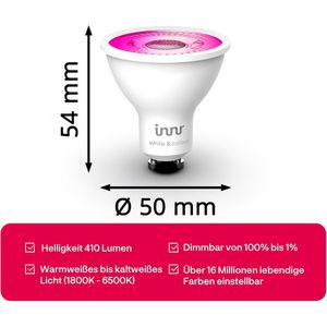 Produktbild für LED-Lampe Innr RS 242 C Colour Spot, GU10