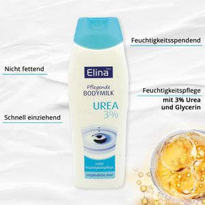 Produktbild für Bodylotion Elina-med Pflegende Bodymilk Urea 3%