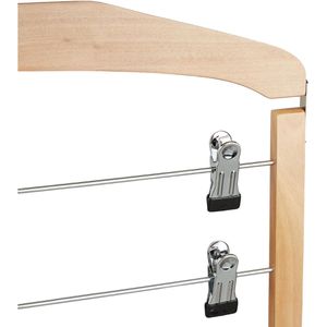 Produktbild für Hosenbügel Relaxdays 10021851304, aus Metall / Holz