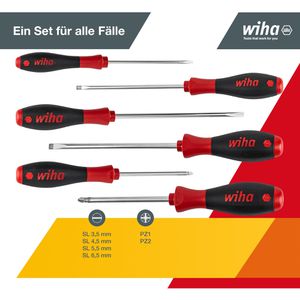 Produktbild für Schraubendreher Wiha SoftFinish, 07153, Set