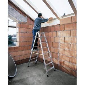Produktbild für Stehleiter Zarges Nova B, 42467, beidseitig begehbar