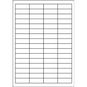 Produktbild für Universaletiketten TopStick labels, 8730, weiß