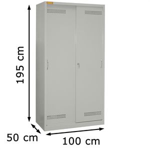 Produktbild für Umweltschrank CEMO 10/20, 11011, lichtgrau