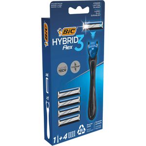 Produktbild für Nassrasierer Bic Hybrid Flex 3