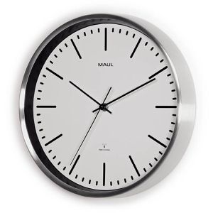 Produktbild für Wanduhr Maul Maulfly, Aluminium, analog, Funkuhr
