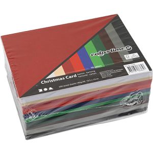 Produktbild für Tonpapier Colortime Weihnachts-Karton, A6