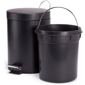 Produktbild für Mülleimer MSV 100265, schwarz matt