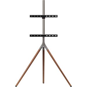 Produktbild für TV-Ständer One-For-All WM7471, Walnuss/grau, Metall &amp; Holz