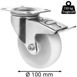 Produktbild für Schwerlastrolle CASCOO Serie N0N0, Lenkrolle