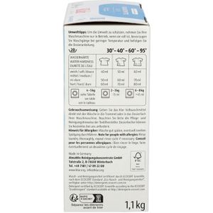 Produktbild für Waschmittel Klar EcoSensitive, Universal, vegan