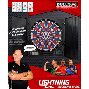 Produktbild für Dartscheibe Bulls Lightning RB Kabinett Set, elektronisch