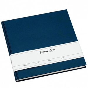 Semikolon Gästebuch 353519, 25 x 23 cm, 180 Seiten, marine