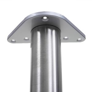 Produktbild für Tischbein Mendler HWC-H36, silber aus Metall