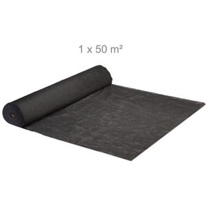 Produktbild für Unkrautvlies Relaxdays 10025474, 1 x 50m