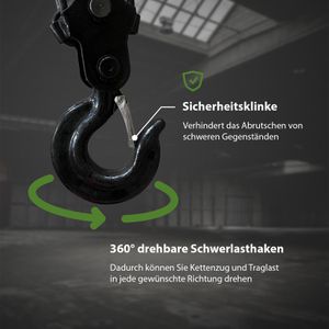 Produktbild für Kettenzug Trutzholm 41487, Flaschenzug