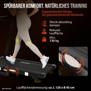 Produktbild für Laufband Christopeit TM 4000 S, mit manueller Steigung