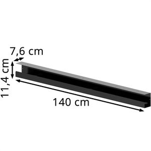 Produktbild für Kabelwanne Bisley DKK333, schwarz