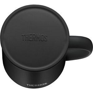 Produktbild für Thermobecher Thermos Longlife Cup black mat mit Henkel schwarz