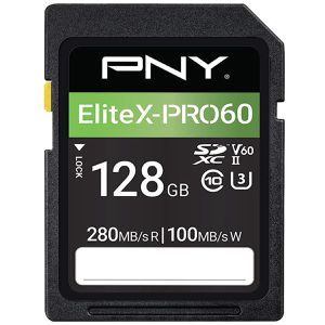 Produktbild für SD-Karte PNY EliteX-PRO60, 128GB