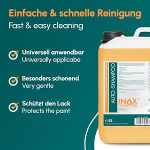 Produktbild für Autoshampoo INOX Nano Line, mit Orangenduft