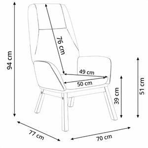 Produktbild für Loungesessel vidaXL 341383, hellgrau