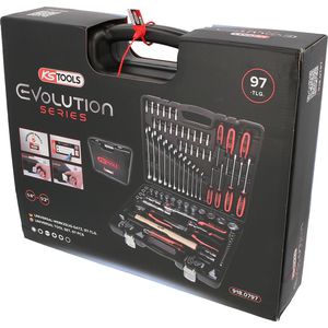 Produktbild für Werkzeugkoffer KS-Tools CHROMEplus 918.0797