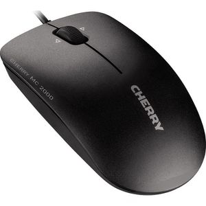 CHERRY Maus MC 2000 JM-0600-2, 3 Tasten, 1600 dpi, mit Kabel, schwarz