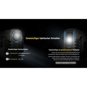 Produktbild für Taschenlampe Nitecore EDC 37, LED, aufladbar
